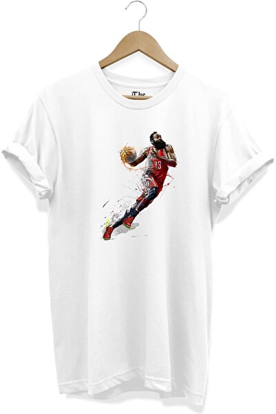 The Baski Bela unisex majica James Harden košarkaška Štampano cool kratki ruk...