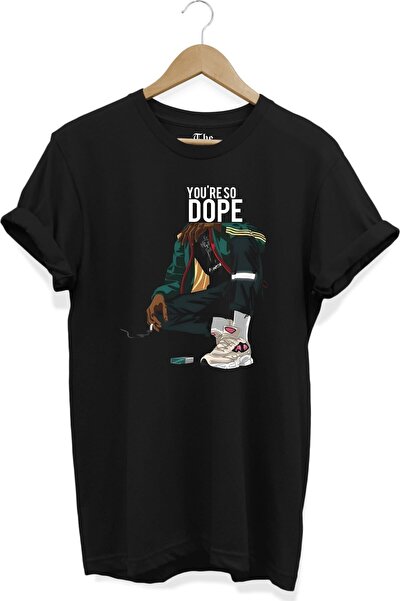 The Baski Crni unisex cool majica Štampano kratkih rukava T-shirt