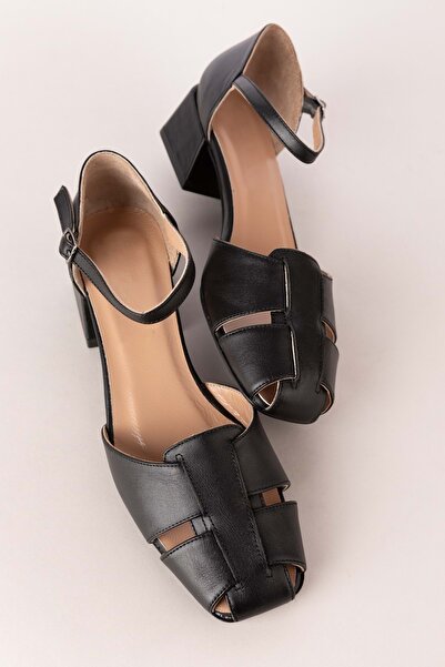 Gondol Women's Genuine Leather Heeled Shoes Ast.6050