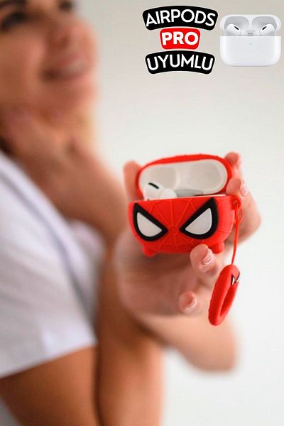 EWEC Pro Compatible Cute Clasp Protective Headphone Case with Spiderman Figure, Spiderman Pro Generation Case