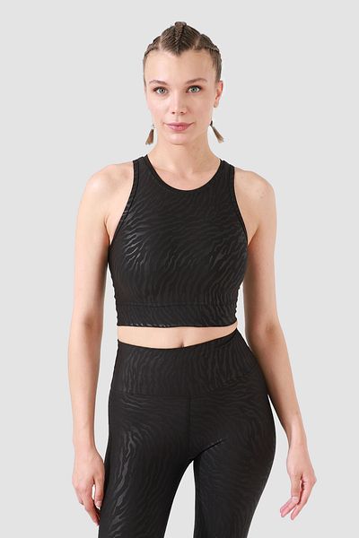 Superstacy Tiger Black Sports Bustier