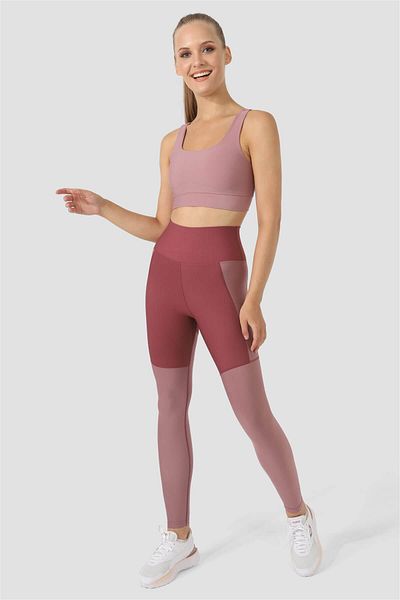 Superstacy Square Neck Rose Sports Bustier