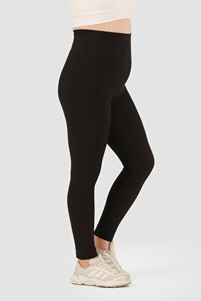 Superstacy Leggings sport negri de mărime mare Popi