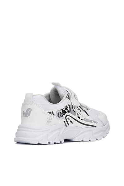 MAGIC SHOES Unisex Kids White Sports Shoes