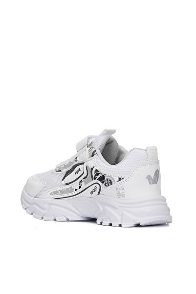 MAGIC SHOES Unisex Kids White Sports Shoes