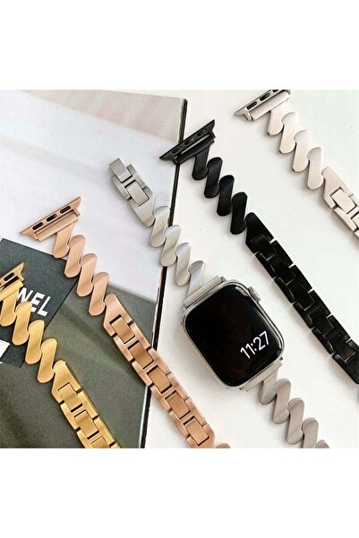 PSGT Apple Watch Series 10-11 46mm 7/8/9/Se 42mm 44mm 45mm 49mm Compatible Stainless Steel Band