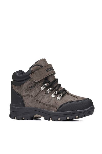 MAGIC SHOES Unisex Παιδικά Καφέ Ορθοπεδικά Μποτάκια