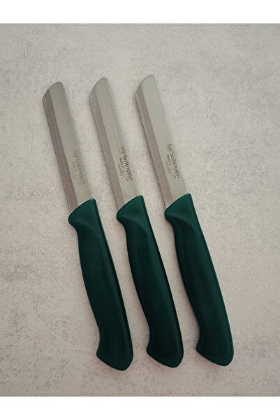 Solingen Tırtıklı Sebze Doğrama Bıçağı yeşil