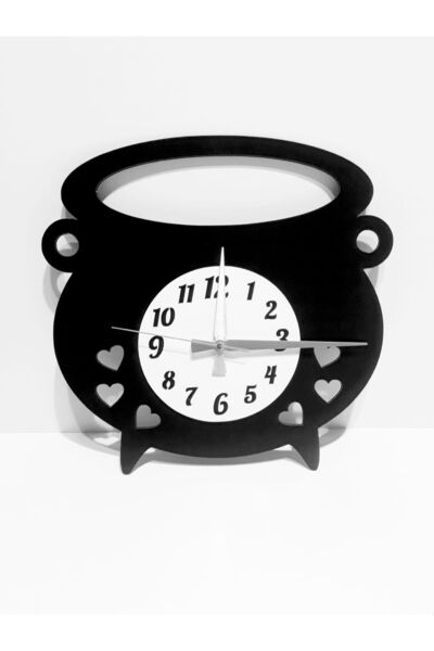 RENKLİ DİZAYN Ahşap Mutfak Duvar Saati