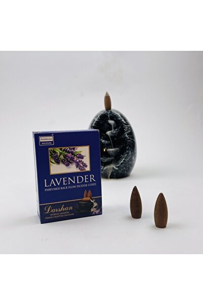Darshan Incense LAVENDER Geri Akış (back Flow) Tütsü 10 Adet