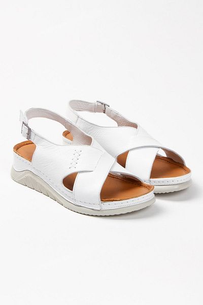 İLOLİCA Inner Outer Genuine Leather Filling Sole Women's Sandals Mother Shoes