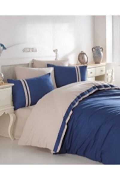 Ecosse Комплект постільної білизни Battal Boy Düz Biyeli - 100% бавовна, 4 наволочки включені