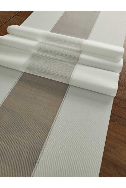 Ef Tasarım Yeni Moda Tül Dokuma Kumaş Runner