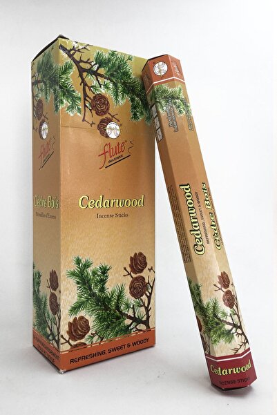 Flute Tütsü Sedir Ağacı 6 Kutu 120 Adet Tütsü Çubuğu