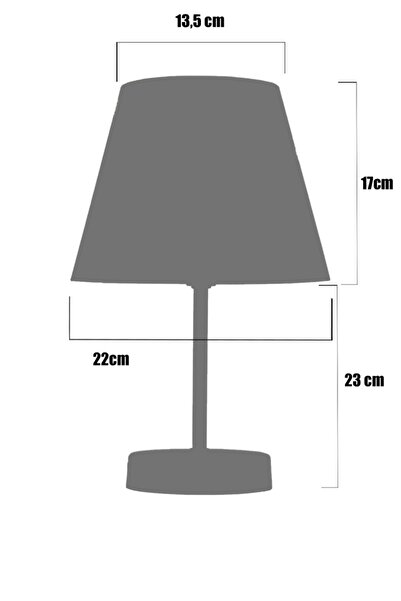 Vivido Abajur Pembe Kelebekli Kız Çocuk Odası Abajur Komodin Üzeri Aydınlatma