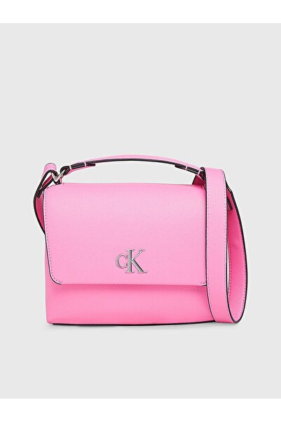Calvin Klein Pink Strap Zippered Women's Shoulder Bag - K60K611868-TO5