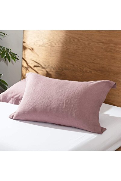 EVYA Flounced 4 Piece Duvet Cover Set Double 160X200 cm Natural Cotton Soft Fitted Sheet Comfortable