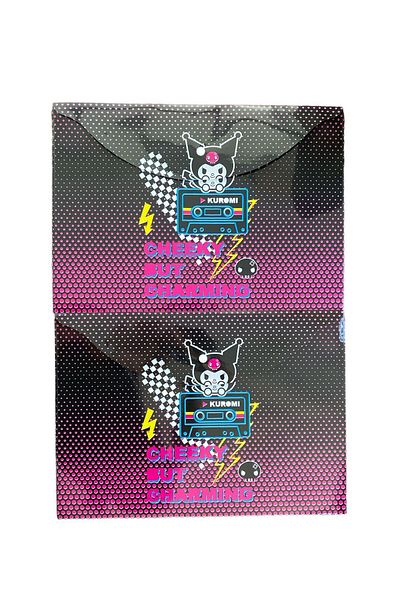 Keskin Kuromi Licensed A4 Snap File - 2 Pieces