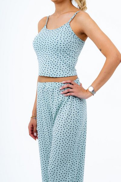 bella bonita Set pijama cu bretele detaliate KALP-2