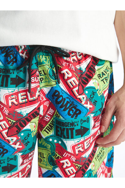 LC Waikiki Short Length Patterned Men's Swim Shorts (S4)