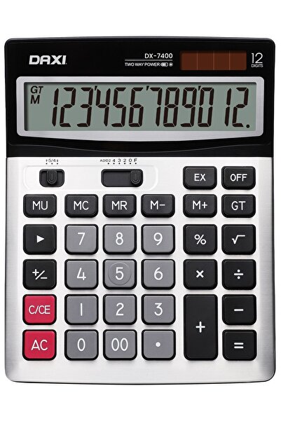 Daxi DX-7400 12 HANELİ BÜYÜK BOY HESAP MAKİNESİ
