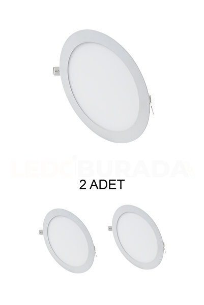 Cata CT-5169 Slim Led Panel 18W Beyaz - 2’li Paket