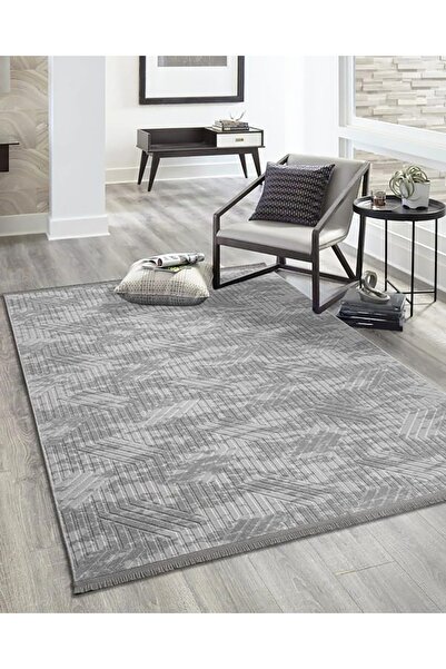 ALgorand Home Yıkanabilir Kaymaz Tabanlı Kesme Kabartmalı Salon Koridor Mutfa...