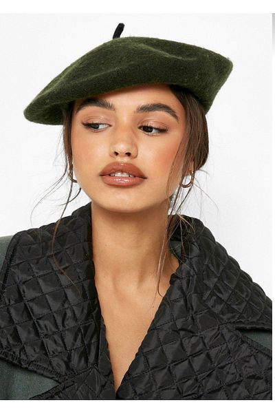 AYGÜN French Painter Felt Beret Australian Green