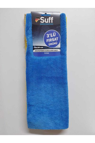 Suff ORKIDE Microfiber 3-Piece Drying Cloth - 40x30 cm
