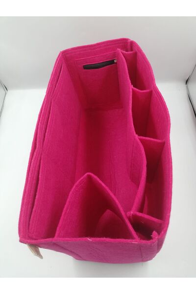 Marjinal Fusya Colorful Beach Bag - Organizer Inside