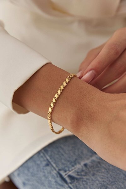 YAVUZ KUYUMCULUK Altın Pullu Halep Bileklik