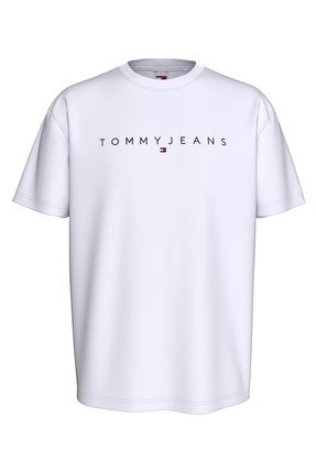 Tommy Hilfiger Erkek TJM REG LINEAR LOGO TEE EXT T Shirt Beyaz Fiyat Yorumlar Trendyol