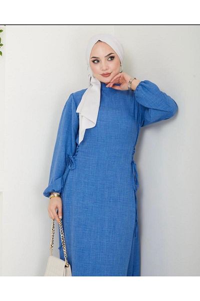 YILMAZBARMAZ rochie de in - cu detalii laterale