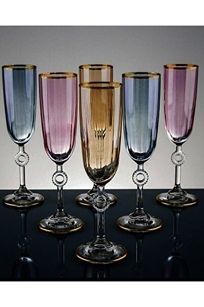 Lejon Home فناجين تقديم القهوة أموري لاستر 6 قطع 3 ألوان