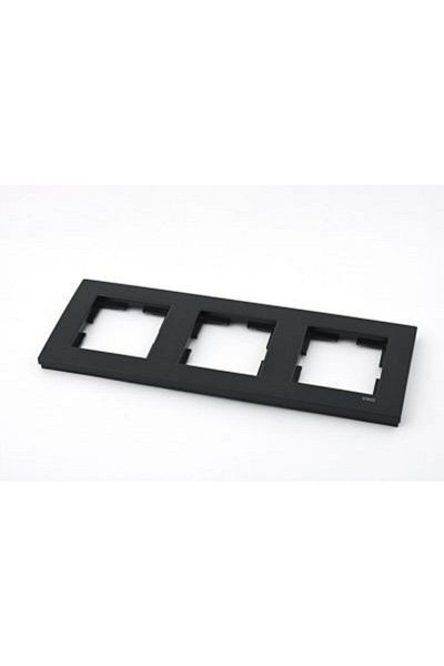 VİKO Novella Glass Black Triple Frame 92192273