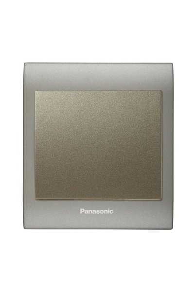 PANASONIC Viko Thea Blu Tekli Anahtar Çerçeve Inox Matt+dore, Kapak Dore