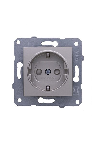 VİKO Artline Novella Satin Grounded Socket Frameless92605142