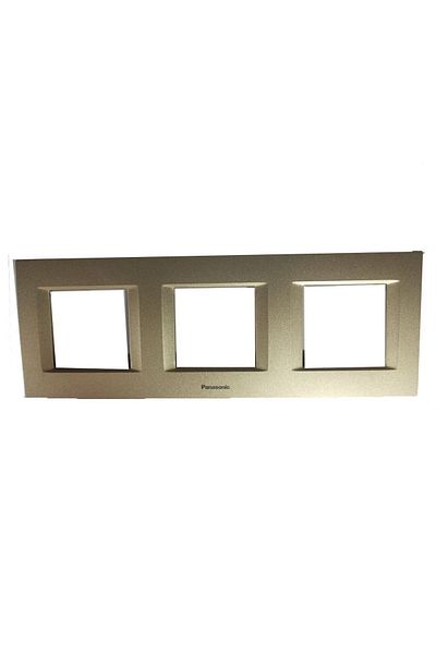 PANASONIC Viko Thea 3x2m Optima Series Gold Χρώμα Πλαίσιο - Wvtf08491dr-tr