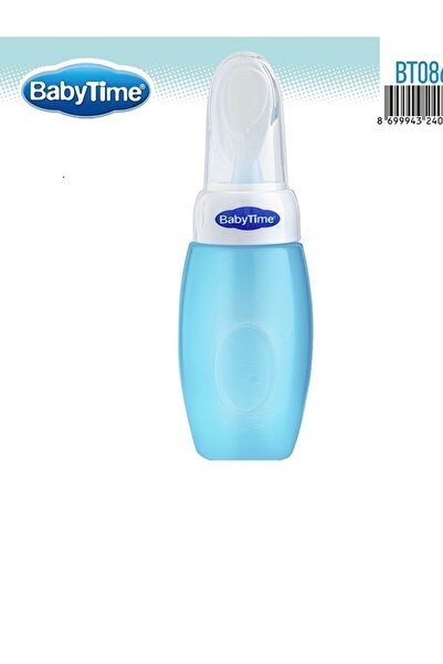 Babytime Baby Time Feeding Bottle with Spoon-Blue