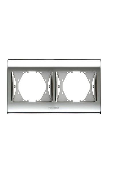 PANASONIC Viko Thea Blu Chrome și cadru alb din două piese