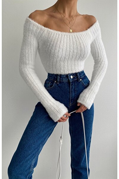 fujya Μαλακό πουλόβερ με λαιμόκοψη