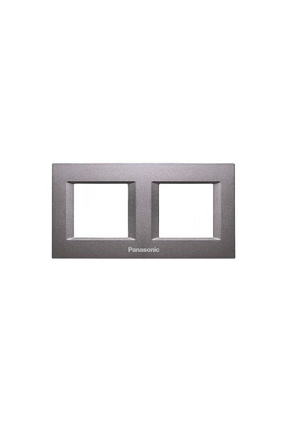PANASONIC Viko Thea 2x2m Optima Series Anthracite Έγχρωμο Πλαίσιο - Wvtf08481an-tr