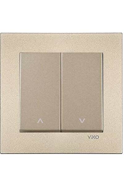 VİKO Viko Artline Novella Bronz Jaluzi Kumanda Anahtarı ÇERÇEVELİ
