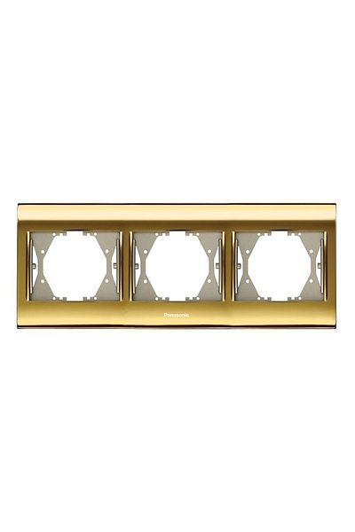 PANASONIC Cadru triplu Thea Blu Gold+dore - Wbtf08035gl-tr