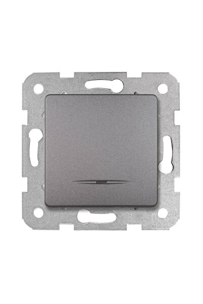 VİKO Life Granit Grisi Işıklı Anahtar Çerçevesiz - 90442019