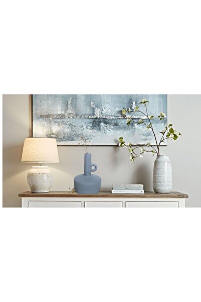 Livava Γκρι Κεραμικό Βάζο - 21x12 Μοντέλο Alla