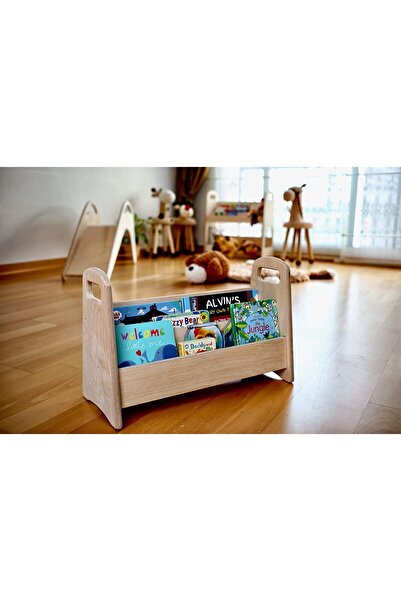KIDOPPO Montessori Ahşap Kitaplık | Küçük Pikler Çocuk Kitaplığı | Montessori...