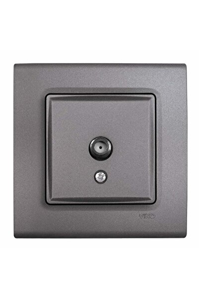 VİKO Viko Linnera Life Granit Grisi Uydu Prizi F Konnektörlü Sonlu Çerçeveli - 90442096
