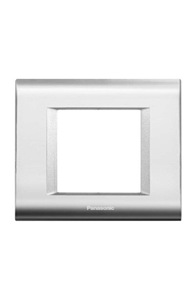 PANASONIC إطار Viko Thea Sistema Chrome + أبيض معدني بطول 2 متر