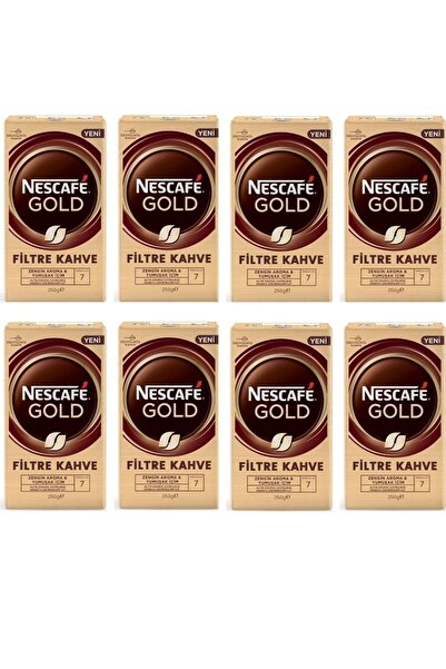 Nescafe Gold Filtre Kahve 250 Gr X 8'li Paket
